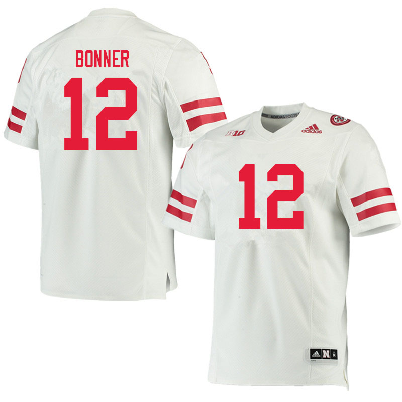 Men #12 Janiran Bonner Nebraska Cornhuskers College Football Jerseys Sale-White - Click Image to Close